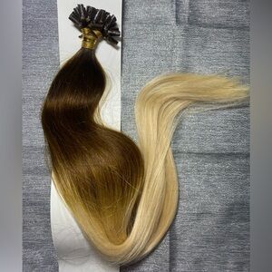 VE Sunny Remy Human Hair U Tip Hair 22 Inch #T4/60 Straight 1g/s 50G/Pack